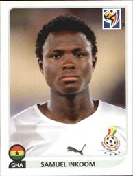 2010 Panini FIFA World Cup Stickers (Black Back) #322 Samuel Inkoom Front