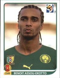 2010 Panini FIFA World Cup Stickers (Black Back) #398 Benoit Assou-Ekotto Front