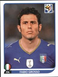2010 Panini FIFA World Cup Stickers (Black Back) #415 Fabio Grosso Front