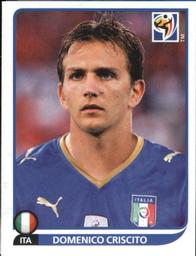 2010 Panini FIFA World Cup Stickers (Black Back) #418 Domenico Criscito Front