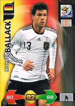 2010 Panini Adrenalyn XL World Cup (International Edition) #NNO Michael Ballack Front