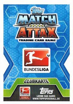 2014-15 Topps Match Attax Bundesliga #91 Sport-Club Freiburg Clubkarte Back