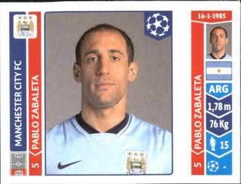 2014-15 Panini UEFA Champions League Stickers #364 Pablo Zabaleta Front