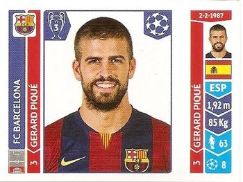 2014-15 Panini UEFA Champions League Stickers #419 Gerard Pique Front