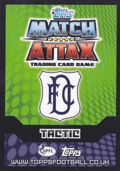 2014-15 Topps Match Attax SPFL #37 Dundee Club Badge Back