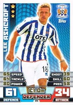 2014-15 Topps Match Attax SPFL #114 Lee Ashcroft Front
