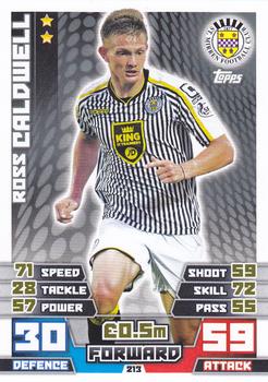 2014-15 Topps Match Attax SPFL #213 Ross Caldwell Front