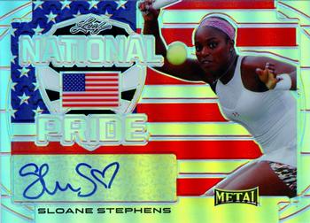 2016 Leaf Metal - National Pride Autographs #NP-SS1 Sloane Stephens Front