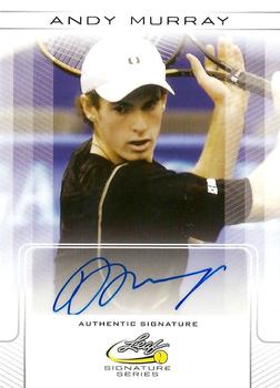 2017 Leaf Signature Series #BA-AM2 Andy Murray Front