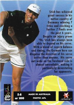 1997 Intrepid Bring it On ATP Tour #34 Michael Stich Back