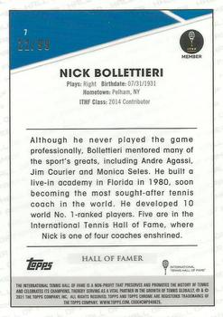 2021 Topps Chrome - Blue #7 Nick Bollettieri Back