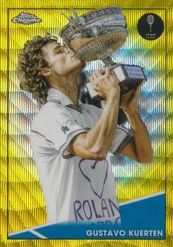 2021 Topps Chrome - Gold Wave #89 Gustavo Kuerten Front