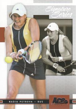 2005 Ace Authentic Signature Series #12 Nadia Petrova Front