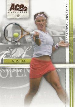 2007 Ace Authentic Straight Sets - Bronze #36 Svetlana Kuznetsova Front