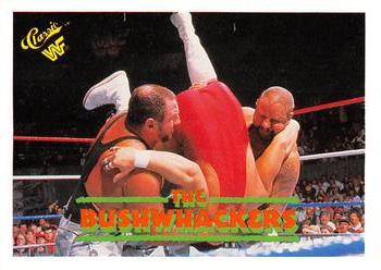 1989 Classic WWF #47 The Bushwhackers (Butch & Luke) Front