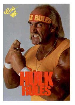 1989 Classic WWF #57 Hulk Hogan Front