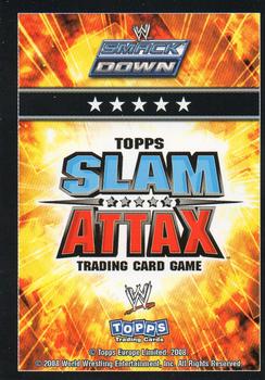 2008 Topps Slam Attax WWE #NNO Undertaker Back