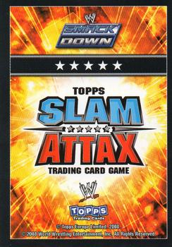 2008 Topps Slam Attax WWE #NNO Triple H Back