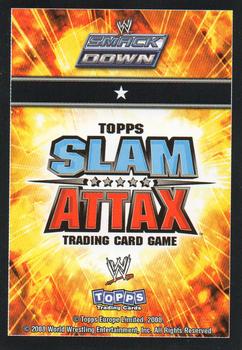 2008 Topps Slam Attax WWE #NNO Justin Roberts Back