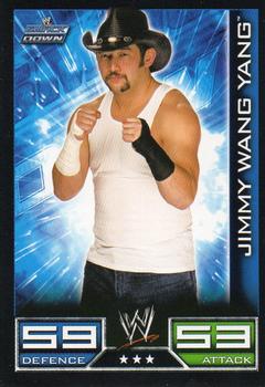 2008 Topps Slam Attax WWE #NNO Jimmy Wang Yang Front