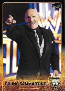 2015 Topps WWE - Black #89 Bruno Sammartino Front