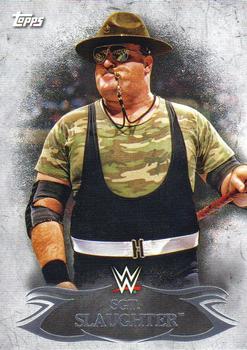 2015 Topps WWE Undisputed #89 Sgt. Slaughter Front