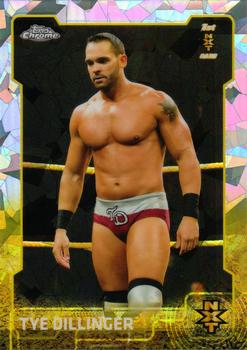 2015 Topps Chrome WWE - Atomic Refractor #100 Tye Dillinger Front