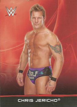 2015 Topps WWE Ringside Relic Dog Tags Inserts #8 Chris Jericho Front