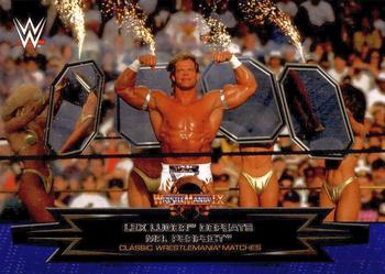 2015 Topps WWE Road to Wrestlemania - Classic WrestleMania Matches #7 Lex Luger Defeats Mr. Perfect Front