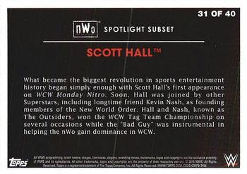 2015 Topps WWE Heritage - nWo Tribute #31 Scott Hall Back