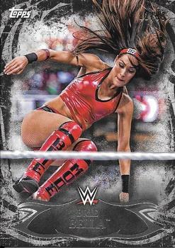 2015 Topps WWE Undisputed - Black #95 Brie Bella Front