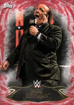 2015 Topps WWE Undisputed - Red #41 Paul Heyman Front