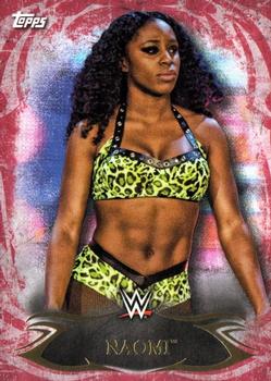 2015 Topps WWE Undisputed - Red #45 Naomi Front