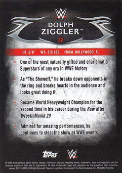 2015 Topps WWE Undisputed - Silver #32 Dolph Ziggler Back