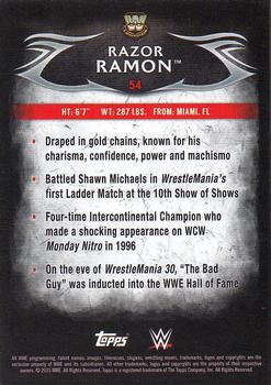 2015 Topps WWE Undisputed - Silver #54 Razor Ramon Back