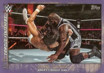 2015 Topps WWE Undisputed - Famous Finishers Purple #FF-20 Mark Henry Front