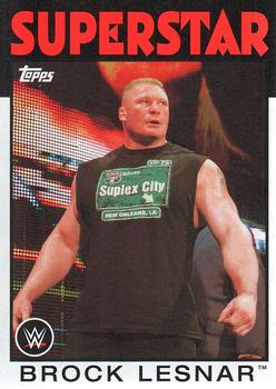 2016 Topps WWE Heritage #7 Brock Lesnar Front