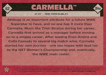 2016 Topps WWE Heritage #62 Carmella Back