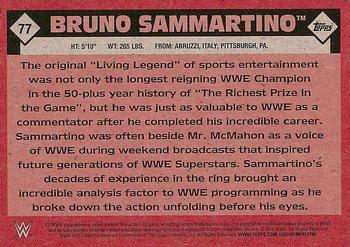 2016 Topps WWE Heritage #77 Bruno Sammartino Back