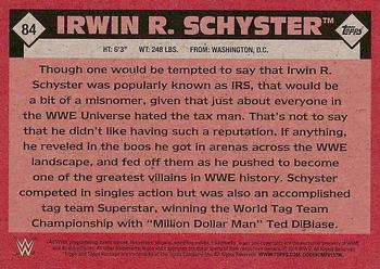 2016 Topps WWE Heritage #84 Irwin R. Schyster Back