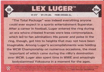 2016 Topps WWE Heritage #88 Lex Luger Back