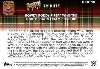 2016 Topps WWE Road to Wrestlemania - Roddy Piper Tribute #8 Roddy Piper Back
