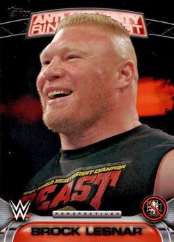 2016 Topps WWE - Anti-Authority Ring Report #15AA Brock Lesnar Front