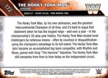 2016 Topps WWE Then Now Forever #172 The Honky Tonk Man Back