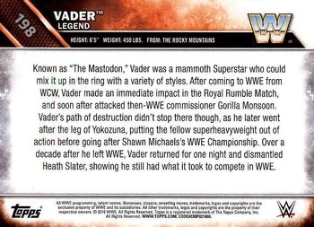 2016 Topps WWE Then Now Forever #198 Vader Back