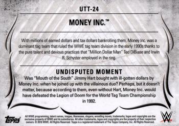 2016 Topps WWE Undisputed - Tag Teams #UTT-24 Money Inc. Back