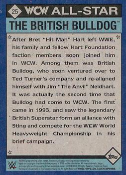 2016 Topps WWE Heritage - WCW/nWo All-Stars #25 The British Bulldog Back