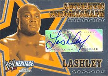 2006 Topps Heritage Chrome WWE - Autographs #NNO Lashley Front