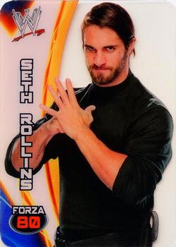 2014 Edibas WWE Lamincards #74 Seth Rollins Front