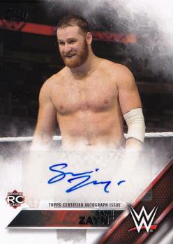 2016 Topps WWE Then Now Forever - Autographs #NNO Sami Zayn Front